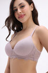 Zivame Padded Non Wired 3/4th Coverage T-Shirt Bra - Cameo Brown — thumbnail 5